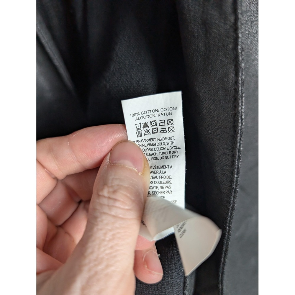 Lucky Brand Blazer 3XL Black Cotton Open Front Relaxed Fit Jacket - Picture 4 of 8